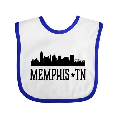 Inktastic Memphis Tennessee City Skyline Gift Baby Boy or Baby Girl Bib