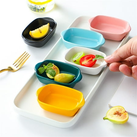 GWONG Sauce Dish Bowl Easy to Clean Multi Function Porcelain Creative Seasoning Dipping Bowl for Kitchen 
GWONG Sauce Dish Bowl Easy to Clean Multi Function Porcelain Creative Seasoning Dipping Bowl for Kitchen