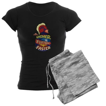 CafePress - Captain Marvel Pajamas - Women s Dark Pajamas