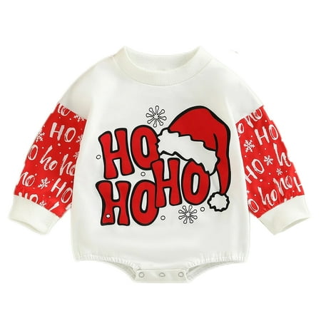 Infant Baby Cute Christmas Outfit Sweatshirt Romper Boy Girl Bodysuit Toddler Shirt Tops Spring Fall Winter Clothes
Infant Baby Cute Christmas Outfit Sweatshirt Romper Boy Girl Bodysuit Toddler Shirt Tops Spring Fall Winter Clothes