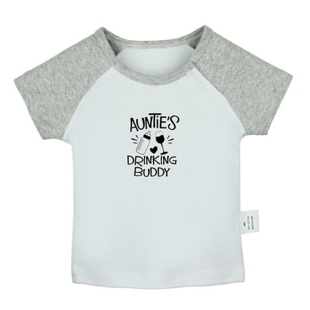 Auntie s Drinking Buddy Funny T shirt For Baby Newborn Babies T-shirts Infant Tops 0-24M Kids Graphic Tees Clothing (Short Gray Raglan T-shirt 0-6 Months)
Auntie s Drinking Buddy Funny T shirt For Baby Newborn Babies T-shirts Infant Tops 0-24M Kids Graphic Tees Clothing (Short Gray Raglan T-shirt 0-6 Months)