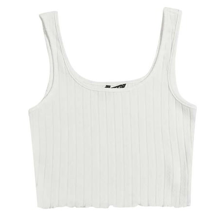 CYMMPU Women Clothing Women s Cami Solid Streetwear Cropped Tank Sexy Bustier Sleeveless Round Neck Tank Summer Shirts Slim Fit Crop Tops White
CYMMPU Women Clothing Women s Cami Solid Streetwear Cropped Tank Sexy Bustier Sleeveless Round Neck Tank Summer Shirts Slim Fit Crop Tops White
