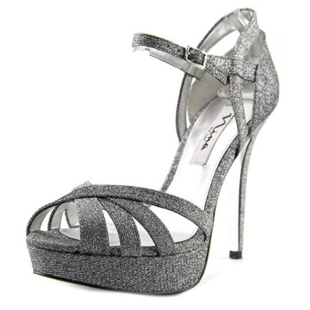 UPC 716142543243 product image for Nina Senora Women US 8.5 Gray Peep Toe Platform Heel | upcitemdb.com
