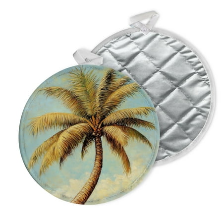 2 PCS Pot Holders for Kitchen Potholders Sets with Hook for Oven Cooking Baking Beach - Themed Palm Tree
2 PCS Pot Holders for Kitchen Potholders Sets with Hook for Oven Cooking Baking Beach - Themed Palm Tree