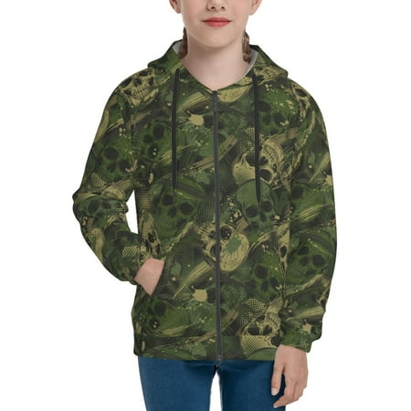 Hoodies for Teen Girls Boys Green Camouflage Skull Long Sleeve Youth Kids Essentials Zip Up Hoodie Lghtweight Fashion Hoodies & Sweatshirts Jacket Fall Winter Outfits Tops
Hoodies for Teen Girls Boys Green Camouflage Skull Long Sleeve Youth Kids Essentials Zip Up Hoodie Lghtweight Fashion Hoodies & Sweatshirts Jacket Fall Winter Outfits Tops