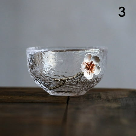 Hammer Glass Small Tea Cup Tin High Temperature Glass Single Cup Main Personal Cup Kung Fu Tea Set