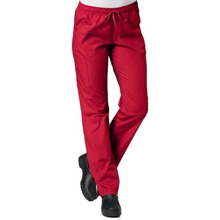 Red Panda Women s Elastic Waistband Cargo Scrub Pant