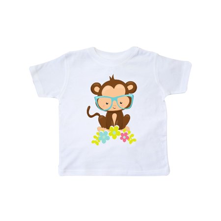 Inktastic Cute Monkey With Eyeglasses Colorful Flowers Gift Toddler Boy or Toddler Girl T-Shirt
Inktastic Cute Monkey With Eyeglasses Colorful Flowers Gift Toddler Boy or Toddler Girl T-Shirt