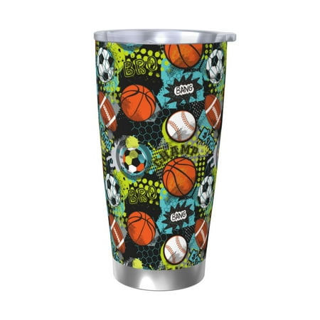 Fuzoiu Balls Print 20oz Tumbler Stainless Steel Vacuum Insulated Car Cup Insulated Coffee Mug Travel Mug with Lid Thermal Cup for Outdoor-Without Straw
Fuzoiu Balls Print 20oz Tumbler Stainless Steel Vacuum Insulated Car Cup Insulated Coffee Mug Travel Mug with Lid Thermal Cup for Outdoor-Without Straw