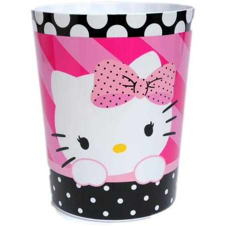 Hello Kitty Dots J'Adore Waste Basket