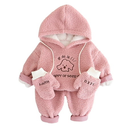 Baby Girl Outfits Kids Long Sleeve Cute Gloves Hooded Sweatshirt Sweatpants Girls Pajamas Pink 3 Years-4 Years
Baby Girl Outfits Kids Long Sleeve Cute Gloves Hooded Sweatshirt Sweatpants Girls Pajamas Pink 3 Years-4 Years