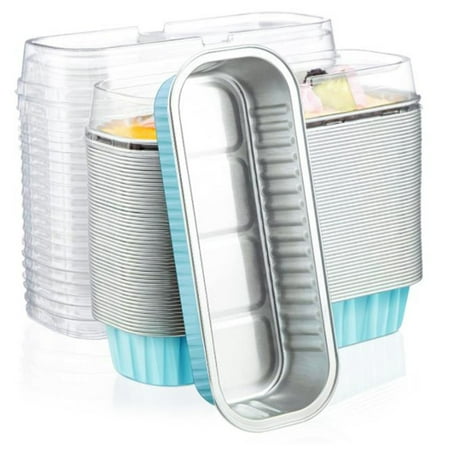 Aluminum Foil Bread Frying 50Pcs Disposable Mini Bread with Lid Small Bread Tin Baking Cup Dessert Container
Aluminum Foil Bread Frying 50Pcs Disposable Mini Bread with Lid Small Bread Tin Baking Cup Dessert Container