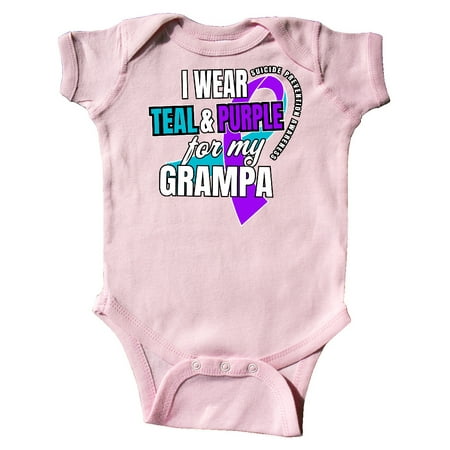 Inktastic Suicide Prevention I Wear Teal and Purple for My Grampa Gift Baby Boy or Baby Girl Bodysuit
Inktastic Suicide Prevention I Wear Teal and Purple for My Grampa Gift Baby Boy or Baby Girl Bodysuit