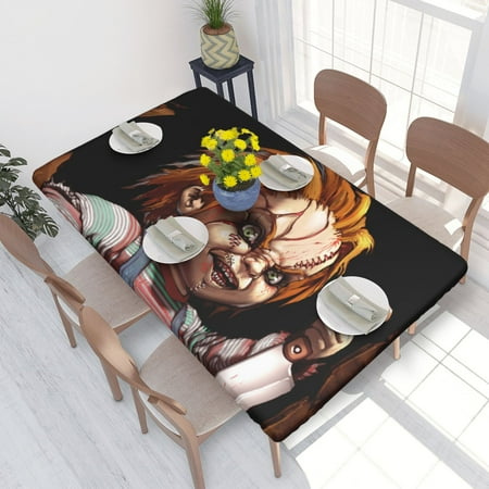 Chucky Film Elastic Edged Table Cover Reusable Fitted Rectangle Tablecloth For Dining Kitchen Party 2.5X4ft
Chucky Film Elastic Edged Table Cover Reusable Fitted Rectangle Tablecloth For Dining Kitchen Party 2.5X4ft