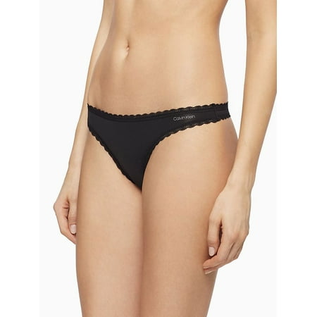 Calvin Klein Women s CK Flirty Thong Black XLarge