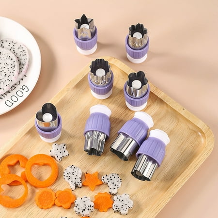 Hopeup 8Pcs/Set Cutting Molds Eco-Friendly Cleanable Sturdy Easy to Use Efficient Cutter Stainless Steel Food Processor Vegetable Peeler for Kitchen
Hopeup 8Pcs/Set Cutting Molds Eco-Friendly Cleanable Sturdy Easy to Use Efficient Cutter Stainless Steel Food Processor Vegetable Peeler for Kitchen