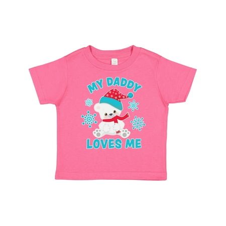 Inktastic Polar Bear My Daddy Loves Me in Santa Hat with Snowflakes Gift Toddler Boy or Toddler Girl T-Shirt
Inktastic Polar Bear My Daddy Loves Me in Santa Hat with Snowflakes Gift Toddler Boy or Toddler Girl T-Shirt
