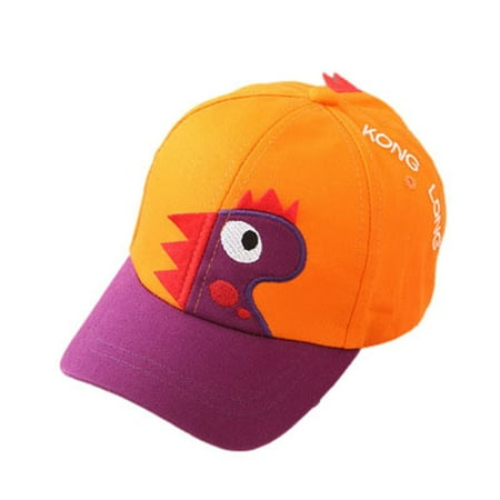 YWDJ 1-6Years Toddler Kids Boy Girl Caps Sun Shade Hats Thin Boys Baseball Cap Orange