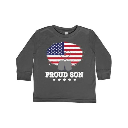 Inktastic Military Proud Son US Flag Gift Toddler Boy or Toddler Girl Long Sleeve T-Shirt
Inktastic Military Proud Son US Flag Gift Toddler Boy or Toddler Girl Long Sleeve T-Shirt