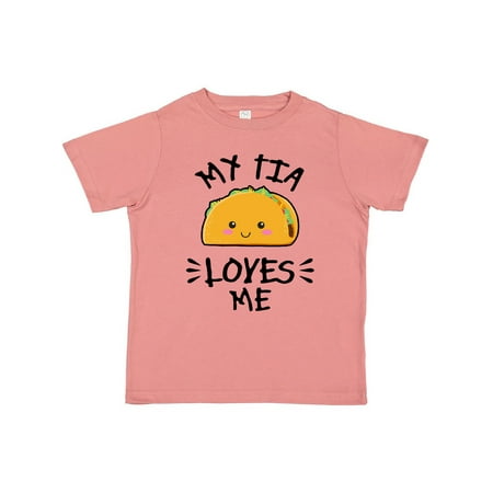 Inktastic My Tia Loves Me with Taco Illustration Gift Toddler Boy or Toddler Girl T-Shirt
Inktastic My Tia Loves Me with Taco Illustration Gift Toddler Boy or Toddler Girl T-Shirt