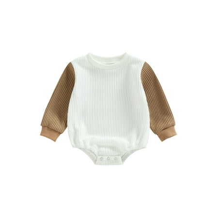 Autumn Winter Infant Baby Boys Girls Sweater Romper Patchwork Long Sleeve Knitted Jumpsuits
Autumn Winter Infant Baby Boys Girls Sweater Romper Patchwork Long Sleeve Knitted Jumpsuits
