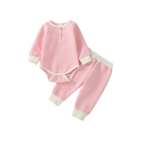 Bagilaanoe 2pcs Newborn Baby Girl Long Pants Set Long Sleeve Romper Tops + Trousers 6M 12M 18M 24M Infant Casual Outfits
Bagilaanoe 2pcs Newborn Baby Girl Long Pants Set Long Sleeve Romper Tops + Trousers 6M 12M 18M 24M Infant Casual Outfits
