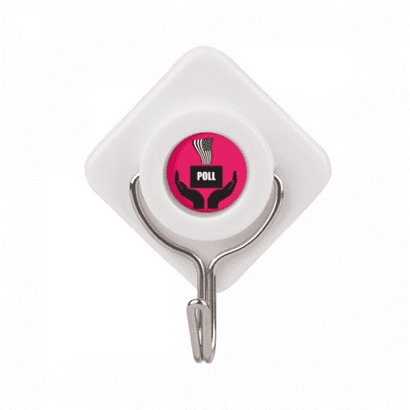 Your Hands Lies Decision Vote Adhesive Wall Hooks Hanging Self Sticky
