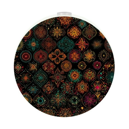 LED Night Light Lamp with Smart Sensor Dusk to Dawn Sensor 2-Pack for Bedroom Bathroom Hallway White 0.5W Plug-in Patchwork Mandala Ethnic Vintage Floral
LED Night Light Lamp with Smart Sensor Dusk to Dawn Sensor 2-Pack for Bedroom Bathroom Hallway White 0.5W Plug-in Patchwork Mandala Ethnic Vintage Floral