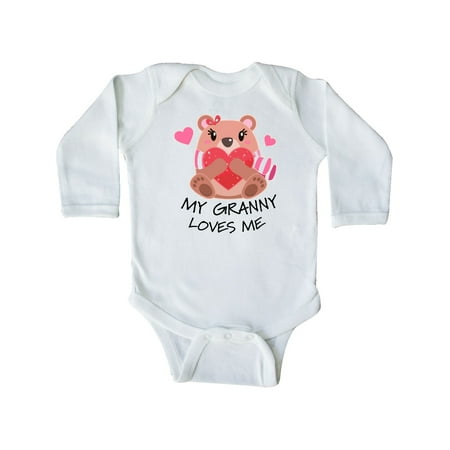 Inktastic My Granny Loves me- bear and hearts Gift Baby Boy or Baby Girl Long Sleeve Bodysuit
Inktastic My Granny Loves me- bear and hearts Gift Baby Boy or Baby Girl Long Sleeve Bodysuit