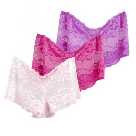 Linen Purity Womens Lace Boyshort Panties Floral Lace Underwear Plus Size Hipster Panty Breathable Soft Stretch Panty Underpants(3-Packs)
Linen Purity Womens Lace Boyshort Panties Floral Lace Underwear Plus Size Hipster Panty Breathable Soft Stretch Panty Underpants(3-Packs)