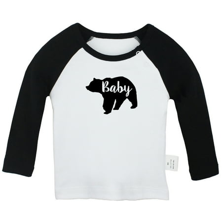 Baby Bear Novelty T shirt For Baby Newborn Babies T-shirts Infant Tops 0-24M Kids Graphic Tees Clothing (Long Black Raglan T-shirt 6-12 Months)
Baby Bear Novelty T shirt For Baby Newborn Babies T-shirts Infant Tops 0-24M Kids Graphic Tees Clothing (Long Black Raglan T-shirt 6-12 Months)