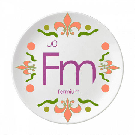 Chestry Elements Period Table Actinide Ferum Fm Flower Ceramics Plate Tableware Dinner Dish
Chestry Elements Period Table Actinide Ferum Fm Flower Ceramics Plate Tableware Dinner Dish