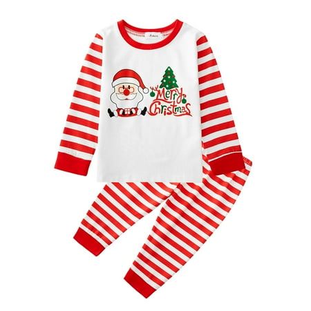 Christmas Family Parent-child Suit Stripes Printing Home Service Cotton Soft Two-piece Pajamas Children Clothing Red KID 110
Christmas Family Parent-child Suit Stripes Printing Home Service Cotton Soft Two-piece Pajamas Children Clothing Red KID 110