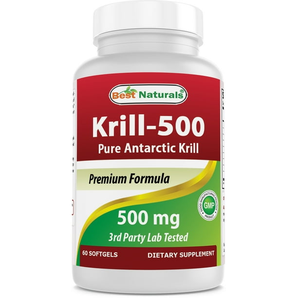 Best Naturals Krill Oil 500 mg 60 Softgels