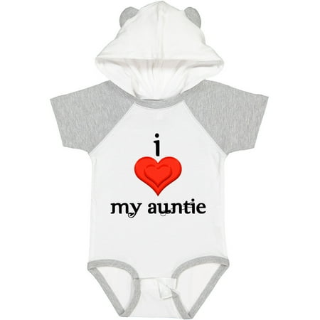 Inktastic I Love My Auntie Gift Baby Boy or Baby Girl Bodysuit
