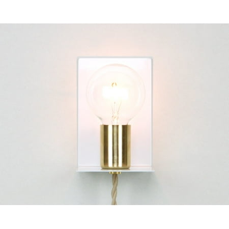 Plug-in Wall Sconce with Socket Cup & Steel Backplate - 8 Twisted Cloth Cord
Plug-in Wall Sconce with Socket Cup & Steel Backplate - 8 Twisted Cloth Cord