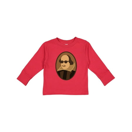 Inktastic Funny Rockin Shakespeare Gift Toddler Boy or Toddler Girl Long Sleeve T-Shirt