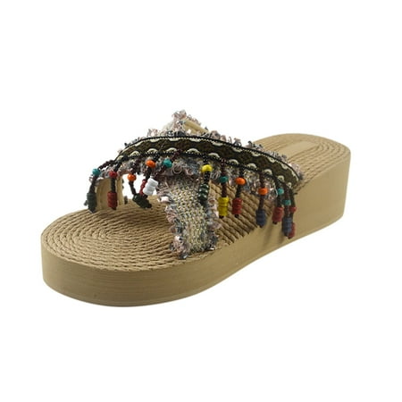 Shoes for Women Fashion Beach Breathable Sandals Home Slipper Flip Flops Wedges Shoe
Shoes for Women Fashion Beach Breathable Sandals Home Slipper Flip Flops Wedges Shoe