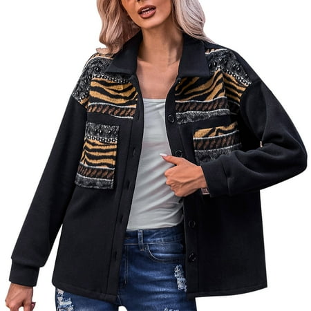 Hwmodou Women s Casual Jackets Trendy Casual Autumn Winter Long Sleeve Lapel Patchwork Ethnic Outer WarmJackets For Women
Hwmodou Women s Casual Jackets Trendy Casual Autumn Winter Long Sleeve Lapel Patchwork Ethnic Outer WarmJackets For Women