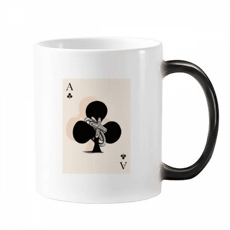 Playing Cards Club A Pattern Changing Color Mug Morphing Heat Sensitive Cup With Handles 350 ml
Playing Cards Club A Pattern Changing Color Mug Morphing Heat Sensitive Cup With Handles 350 ml