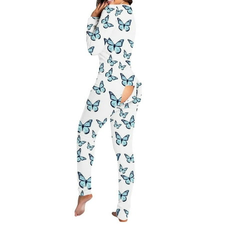 luethbiezx Womens Button-down Front Functional Buttoned Flap Adults Pajamas One Piece Sleepwear Jumpsuit Thermal Underwear Set
luethbiezx Womens Button-down Front Functional Buttoned Flap Adults Pajamas One Piece Sleepwear Jumpsuit Thermal Underwear Set