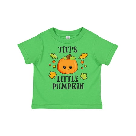 Inktastic Titis Little Pumpkin with Leaves and Stars Gift Toddler Boy or Toddler Girl T-Shirt
Inktastic Titis Little Pumpkin with Leaves and Stars Gift Toddler Boy or Toddler Girl T-Shirt