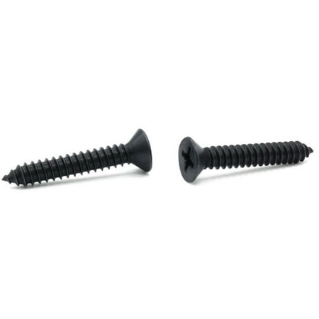 #12 x 1 1/4 Type AB Self-Tapping Screws / Phillips / Flat Head / Steel / Black Oxide - 4000 Piece Carton
#12 x 1 1/4 Type AB Self-Tapping Screws / Phillips / Flat Head / Steel / Black Oxide - 4000 Piece Carton