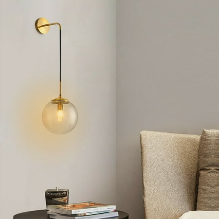 Fetcoi Modern Industrial Hanging Wall Sconce Single Suspender Light Globe Glass Shade
Fetcoi Modern Industrial Hanging Wall Sconce Single Suspender Light Globe Glass Shade