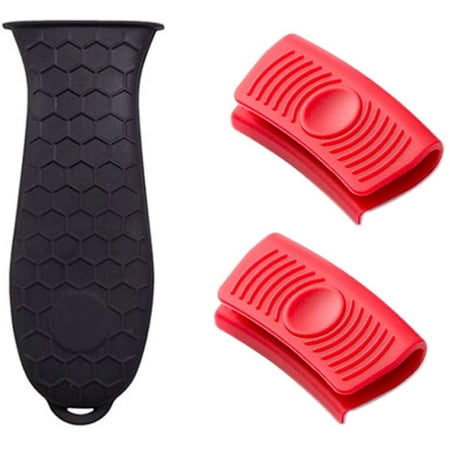 Silicone Pot Holder Pan Handle Cover for Cast Iron Skillets Frying Pan & Griddle pan 3 Pack 
Silicone Pot Holder Pan Handle Cover for Cast Iron Skillets Frying Pan & Griddle pan 3 Pack