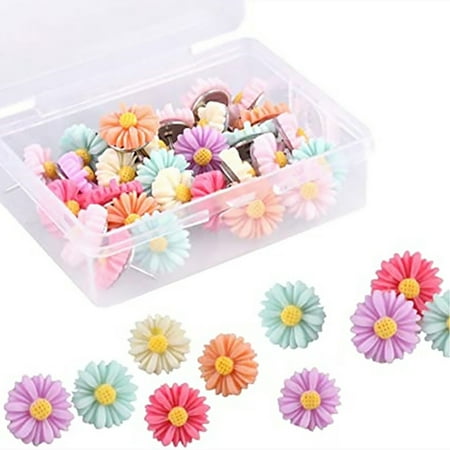 ZBFJINX Creative Color Resin Rose Small Daisy Flower Pushpin Corkboard Nail
ZBFJINX Creative Color Resin Rose Small Daisy Flower Pushpin Corkboard Nail