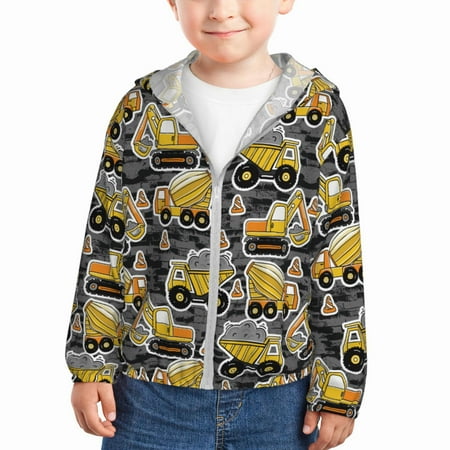 Zeuib Excavator At Work Print Girls & Boys Sun Protection Hoodie with UPF 50+ Children’s Quick-Dry Jacket Perfect for Outdoor Activities-4 Years
Zeuib Excavator At Work Print Girls & Boys Sun Protection Hoodie with UPF 50+ Children’s Quick-Dry Jacket Perfect for Outdoor Activities-4 Years