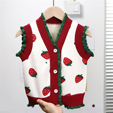 ZMHEGW Toddler Jacket Children Baby Boys Girls Cute Cartoon Ruffled Sleeveless Knitted Vest Outer Outwear Outfits Clothes
ZMHEGW Toddler Jacket Children Baby Boys Girls Cute Cartoon Ruffled Sleeveless Knitted Vest Outer Outwear Outfits Clothes