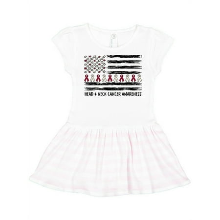 Inktastic Head and Neck Cancer Awareness- Flag and Ribbon Gift Toddler Girl Dress
Inktastic Head and Neck Cancer Awareness- Flag and Ribbon Gift Toddler Girl Dress