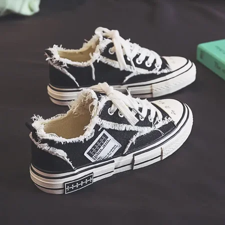 Women‘s Lace-Up Skate Shoes Casual Canvas Low Top Sneaker Fashionable & Versatile Shoes Women‘s Footwear
Women‘s Lace-Up Skate Shoes Casual Canvas Low Top Sneaker Fashionable & Versatile Shoes Women‘s Footwear